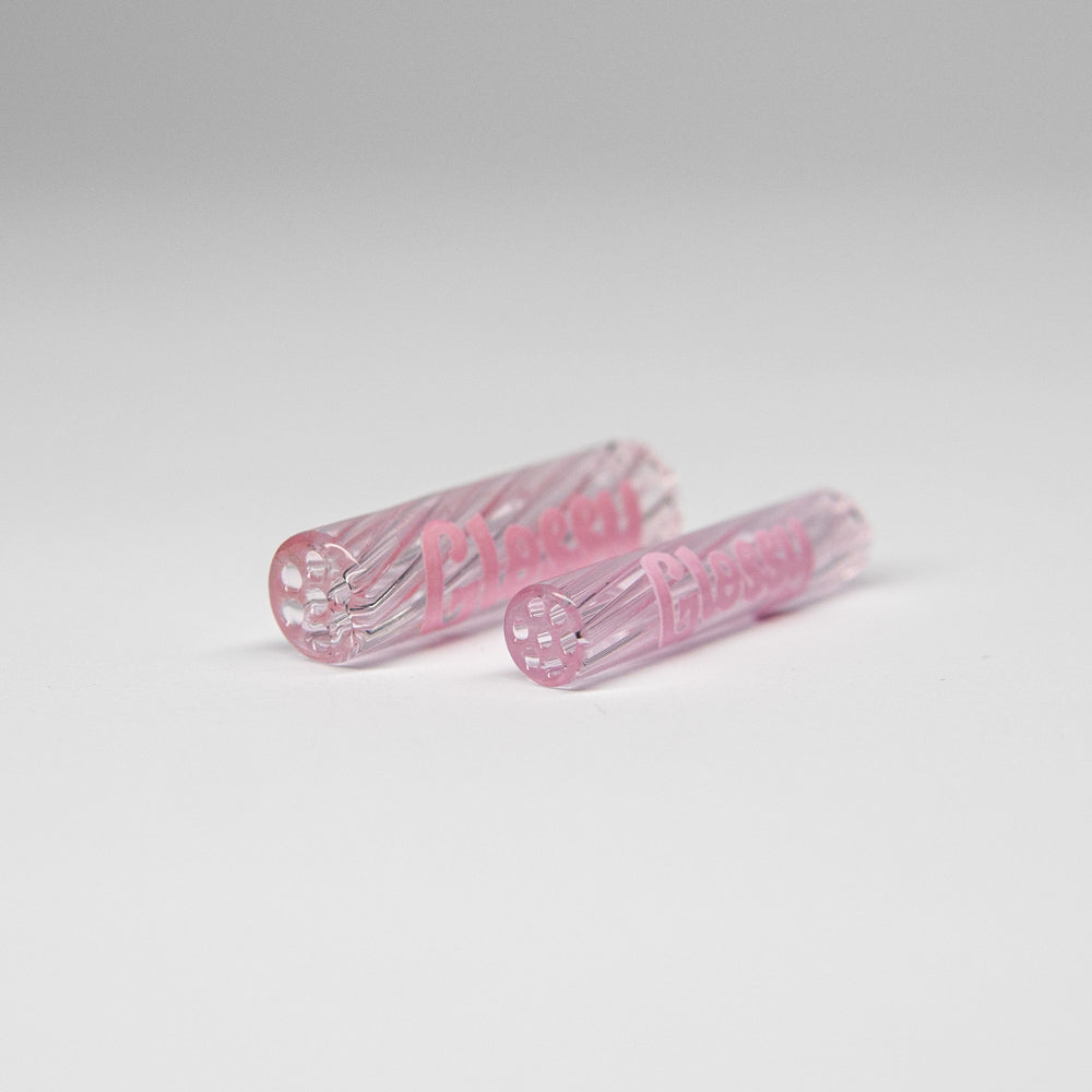 Größenvergleich Glossy Glass Tip 6 mm und 8 mm
